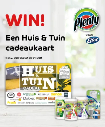 Huis & Tuin Cadeaukaart promotie