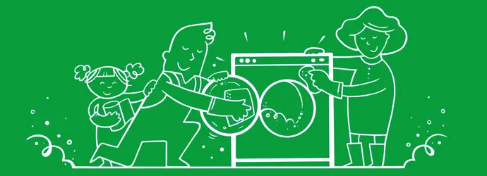 Wasmachine schoonmaken in 5 stappen