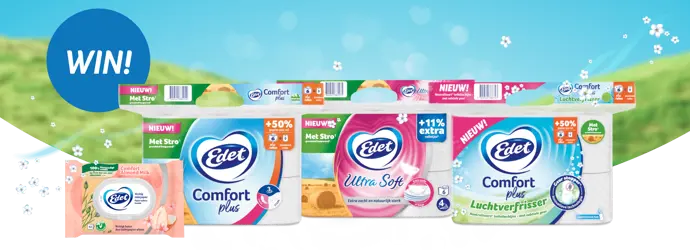 Maak kans op een mooie voorraad toiletpapier
