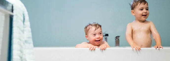 Zeepresten verwijderen uit de badkamer