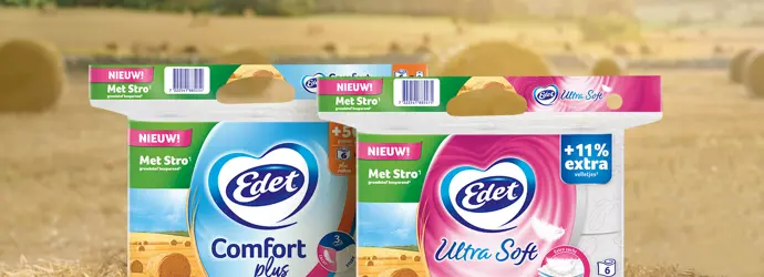 Edet met stro