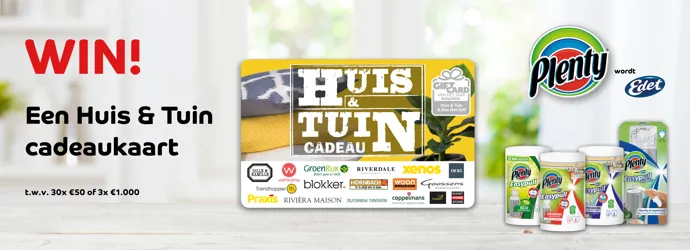 Huis & Tuin Cadeaukaart promotie