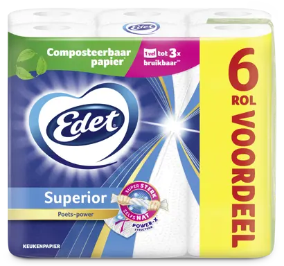 Innovation slider image for Het nieuwe, composteerbare Edet keukenpapier 3