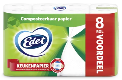 Innovation slider image for Het nieuwe, composteerbare Edet keukenpapier 2