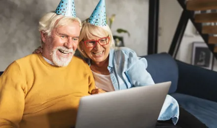 Een online feestje voor een virtuele verjaardag